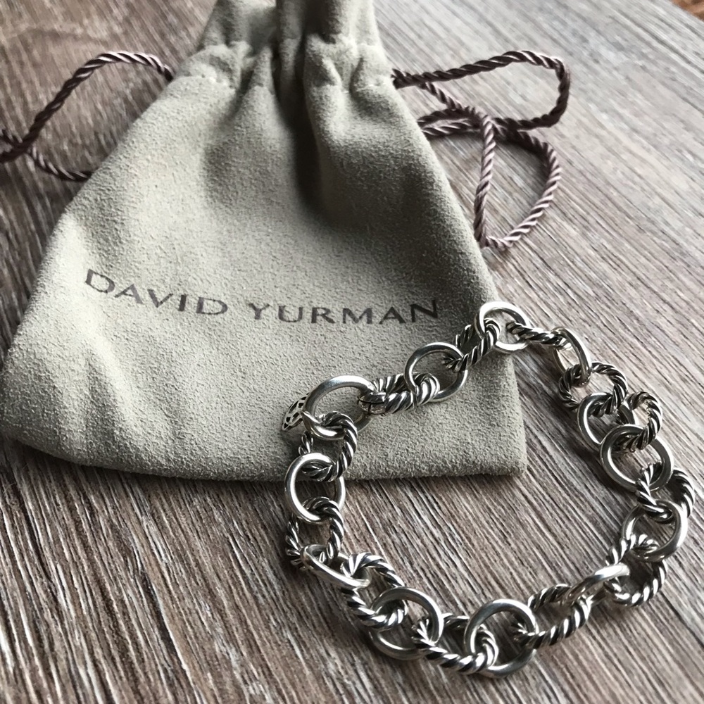 David Yurman Medium Oval Length Bracelet